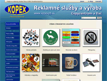 Tablet Screenshot of kopexpb.sk